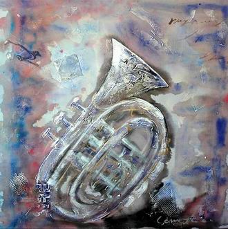 Musical Instrument oil painting
